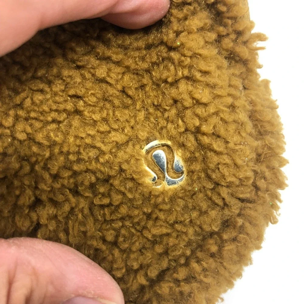 Lululemon Everywhere Fleece Belt Bag Burnt Caramel Beige One Size Small Active
